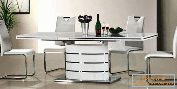 rozkladací dizajnový kuchynský stôl, foto 64