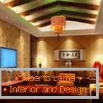 Útulný interiér izby v čínskom štýle