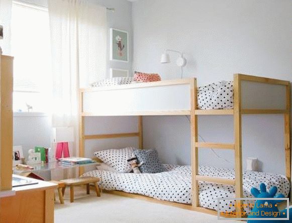 Dvojpodlažná posteľ od IKEA