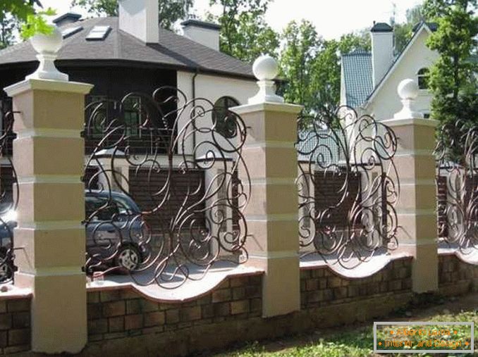 ворота и ploty pre súkromný dom фото
