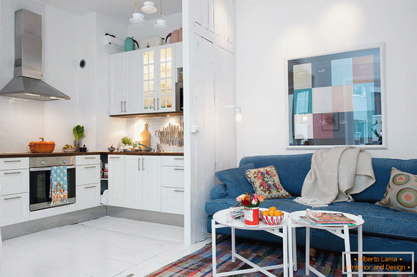 Pôvodný malý byt vo výške 34 m2 vo Švédsku
