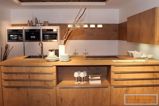 kuchyňa z dreva vlastnými rukami, foto 1