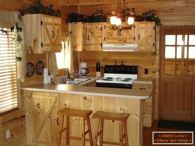 kuchyňa z dreva vlastnými rukami, foto 19