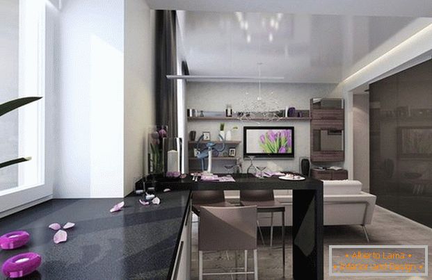 kuchynský dizajn obývačka moderné nápady
