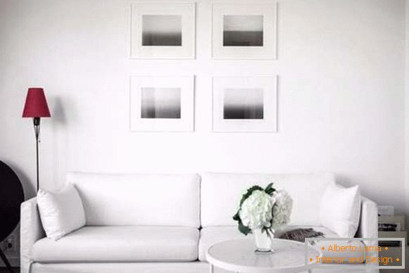 Návrh malého štúdiového apartmánu v modernom minimalistickom štýle