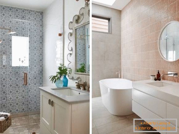 Kúpeľňový dizajn - fotka Módna dlažba 2016 pre malú kúpeľňu
