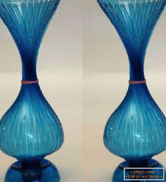 vonkajšia váza s rukami vyrobenými z plastových fliaš, foto 23