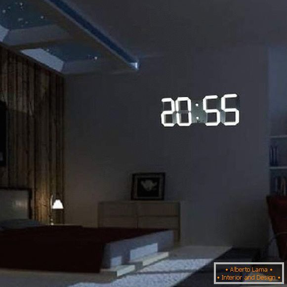 LED nástěnné hodiny, foto 40