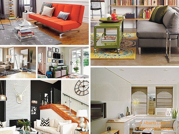 Myšlienky pre interiéry malých obývacích izieb