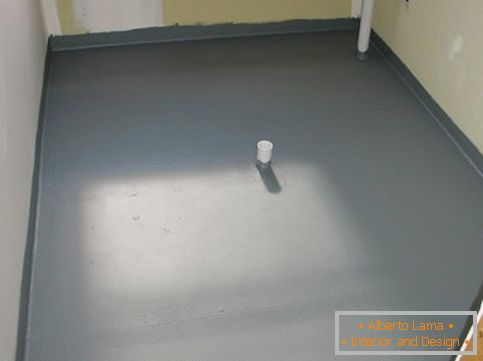 Hydroizolácia podlahy v kúpeľni