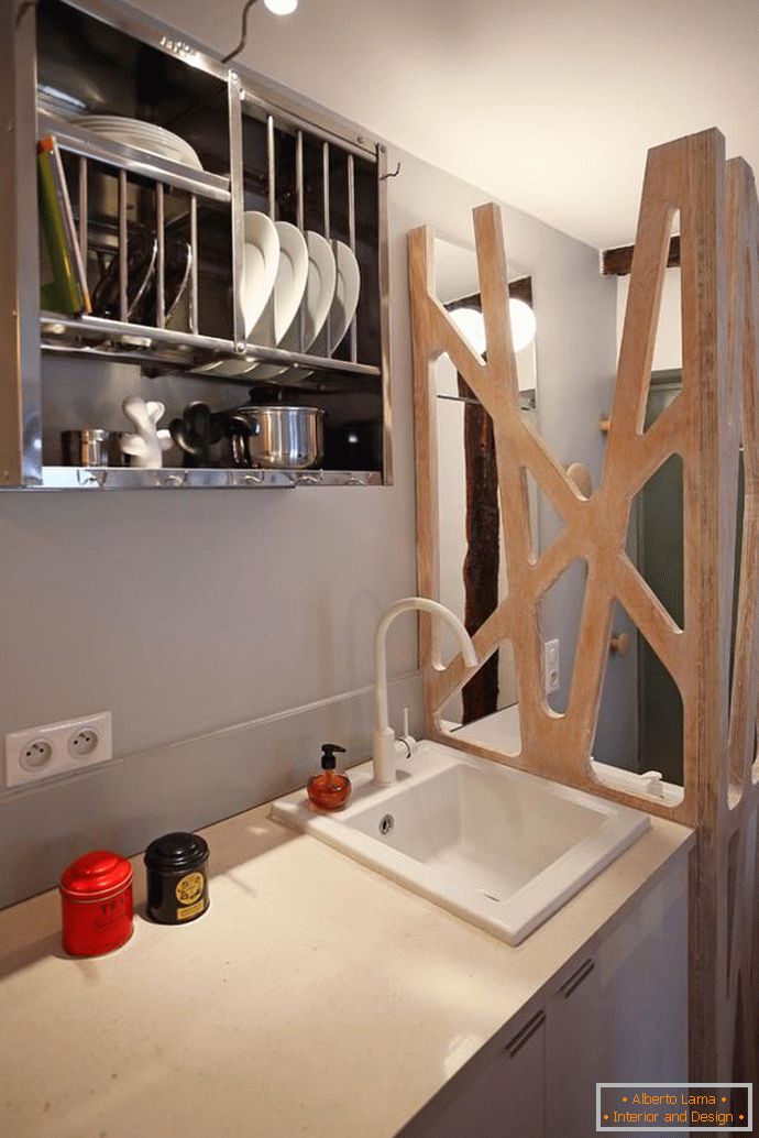 Kuchynský štýlový malý štúdiový apartmán