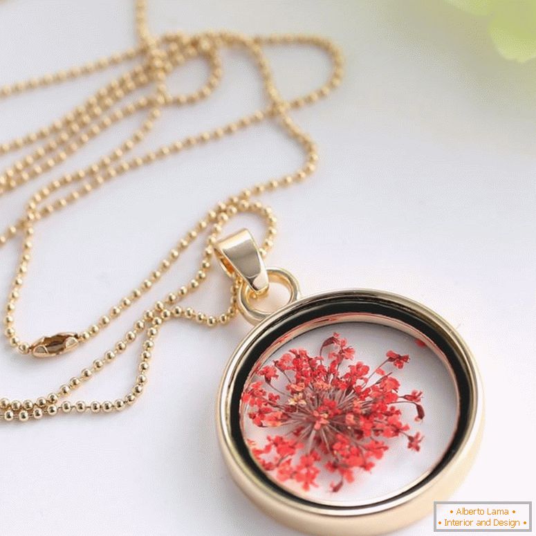 new-style sklenenými medailón-sušené kvety-diy-náhrdelník, pozlátené, farebný obvod-pamäť-šarm medailón náhrdelník s príveskom,