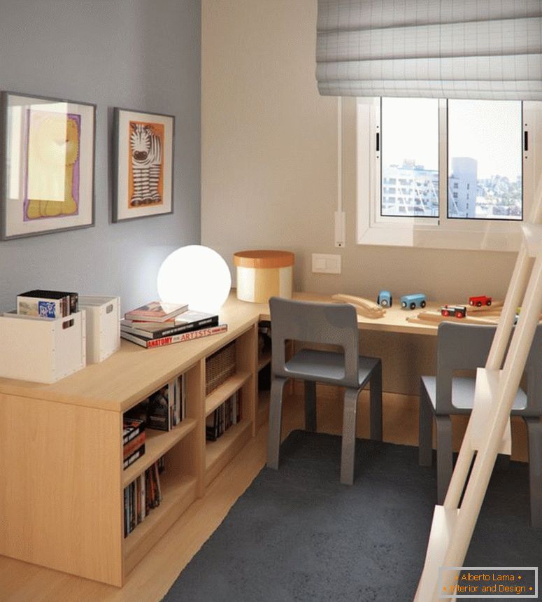 Cool-deti-room-nápady-s-drevených sád zo schémy nápady-pre-small-priestorov-interiérového dizajnu-pre-deti-spálne-zdobenie-s-study-table-jednotky-i-dva-seats- inšpiratívny
