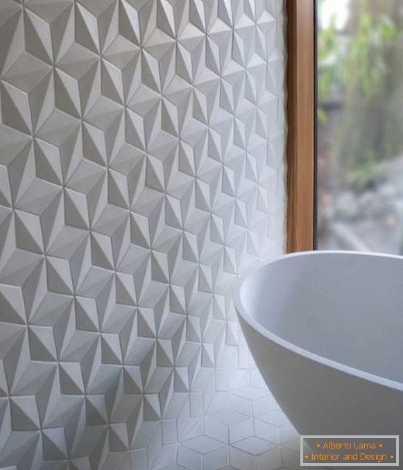 Módne 3D kúpeľňové dlaždice 2015