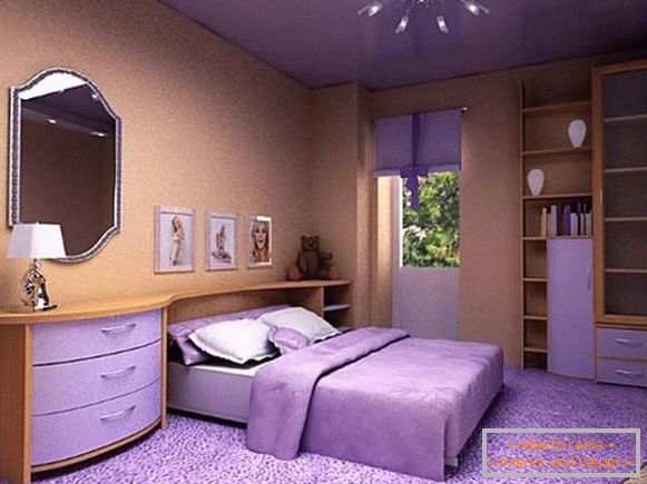 foto strešné stropy v spálni, foto 6