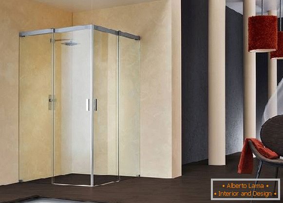 sklenené sprchové dvere, foto 19