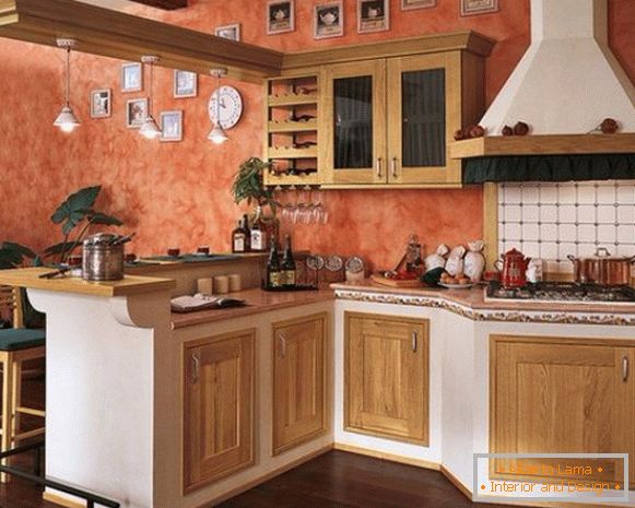 Opravte steny kuchyne vlastnými rukami