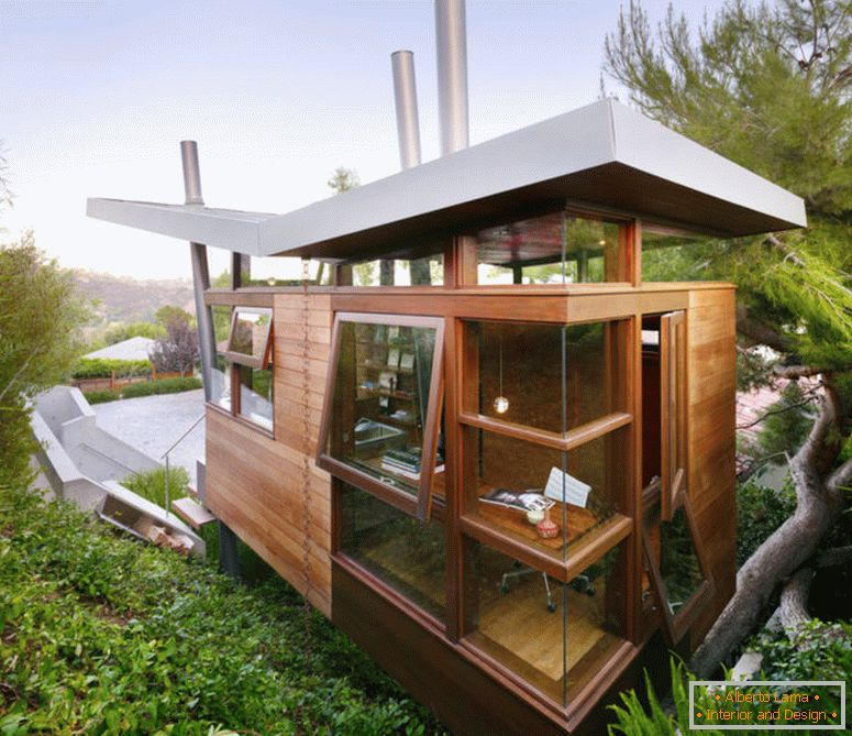 Krásna-moderný treehouse design-los-angeles-Kalifornia-1