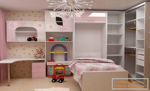 Poschodová posteľ v detskej izbe, foto 5