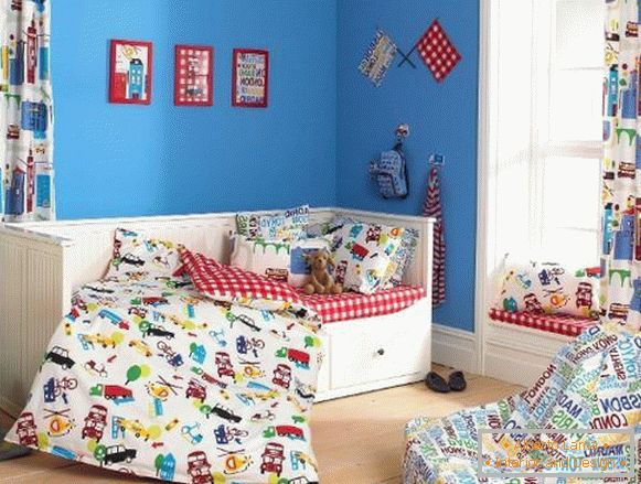 tkaniny na záclony v detskej izbe, foto 6