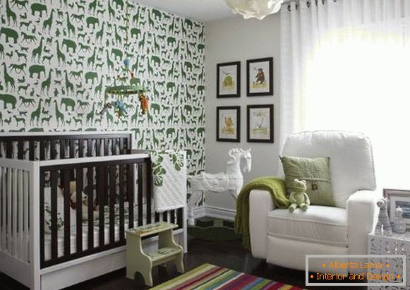Krásne interiérové ​​predmety pre detskú izbu pre deti