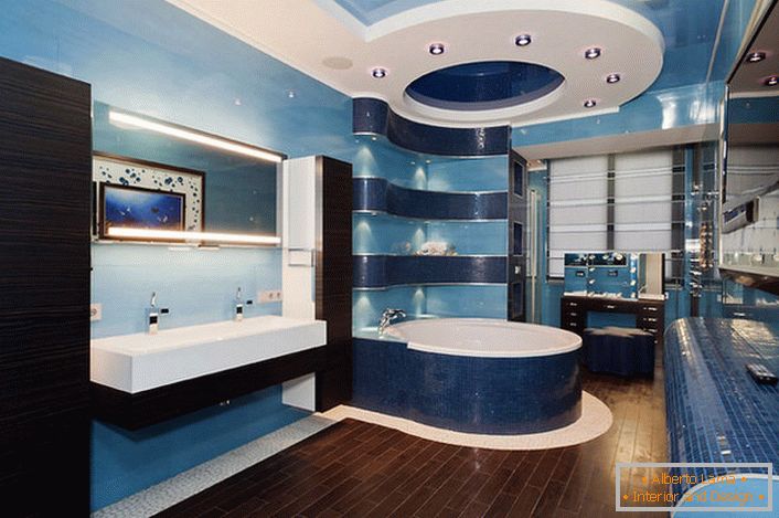 Sanitárne vybavenie pre kúpeľňu je obdĺžnikové drezy a oválne kúpeľne a jediný spôsob.