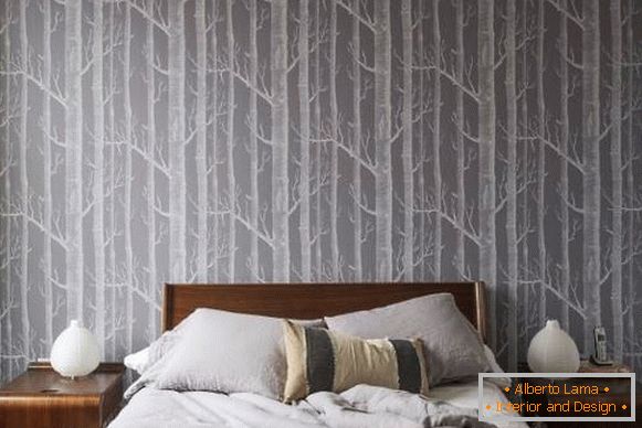 Dizajn spálne v modernom štýle - najlepšie tapety 2016