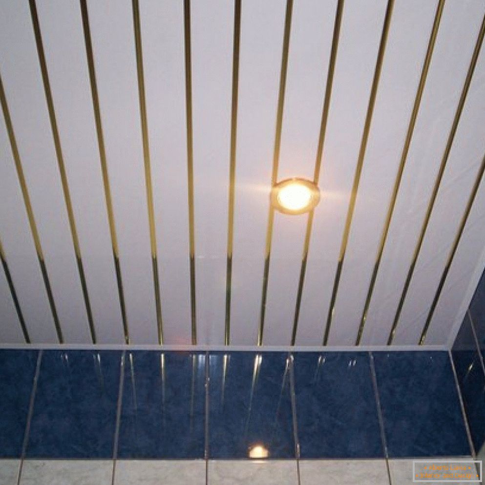 Kúpeľňa s PVC stropom