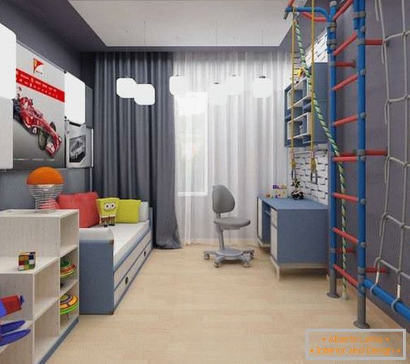 interiér detskej izby pre chlapca, foto 8