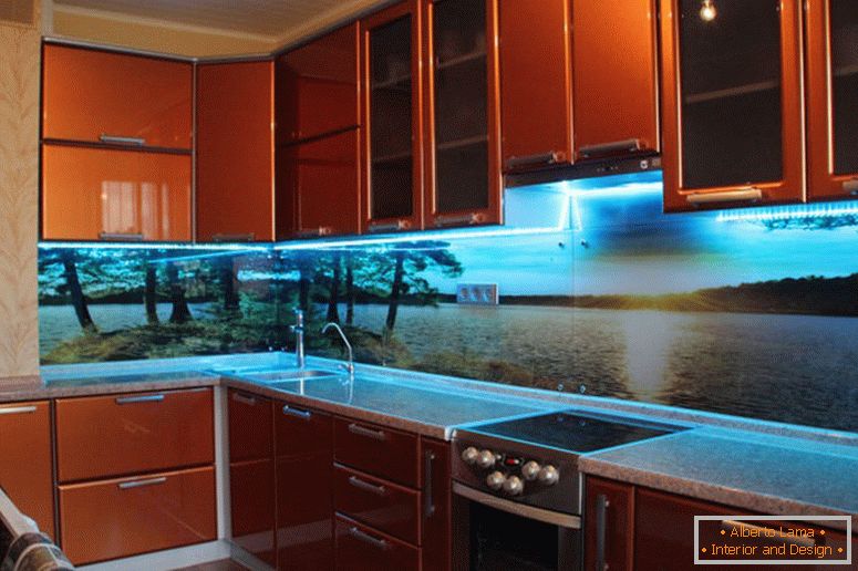 tlač na zástera za kuchyňu zo skla s fotografiou