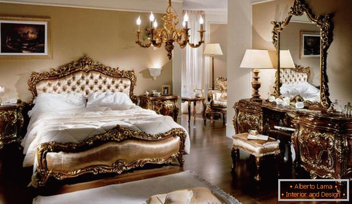 baroková spálňa
