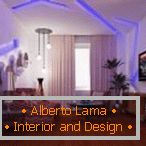 Podsvietenie LED v interiéri комнаты