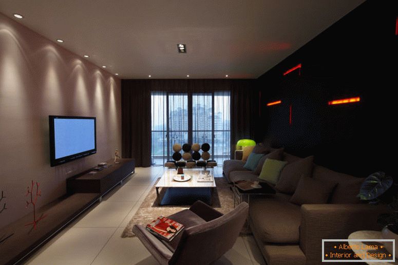 interiér-design-dark-obývačka