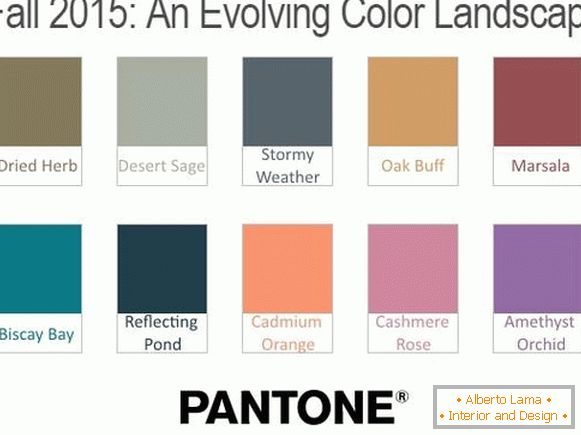 Módne farby - trendy na jeseň roku 2015 od spoločnosti Pantone