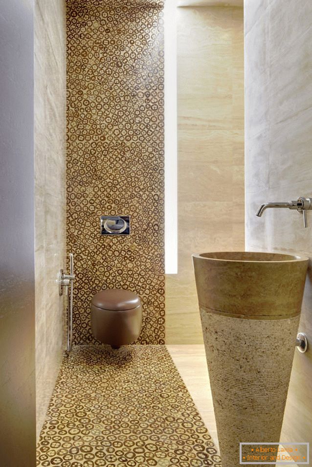 Design hosťovských kúpeľní v štýle fúzie