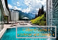 Veľkolepý hotel Tschuggen Grand vo švajčiarskych Alpách
