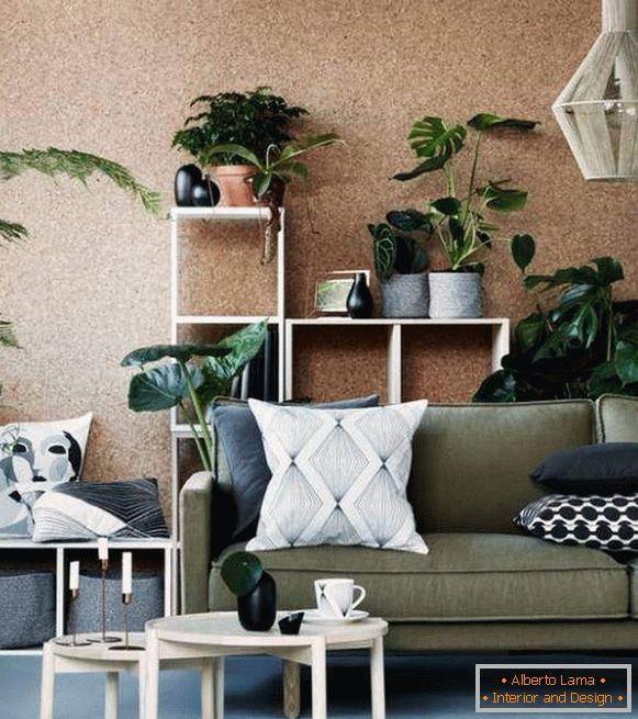 Jarný interiér v štýle minimalizmu
