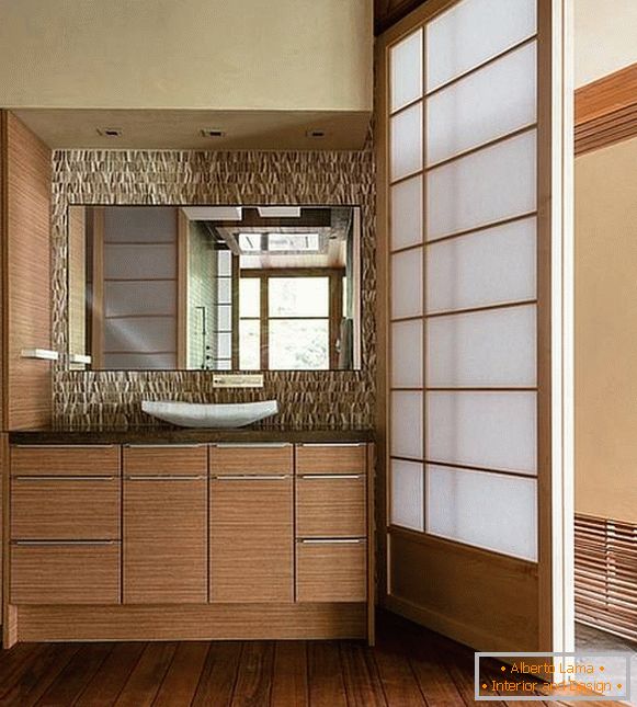 Návrh kúpeľne v japonskom štýle