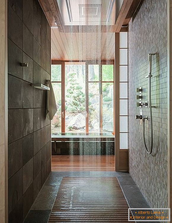Moderná sprcha v dome
