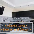 Kuchynský interiér v minimalistickom štýle