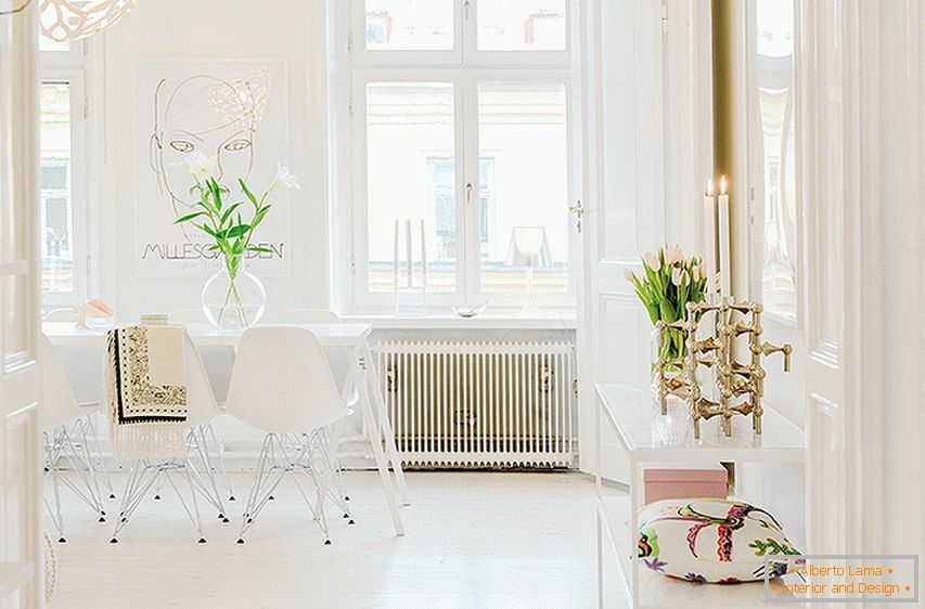 Elegantný interiér švédskeho apartmánu