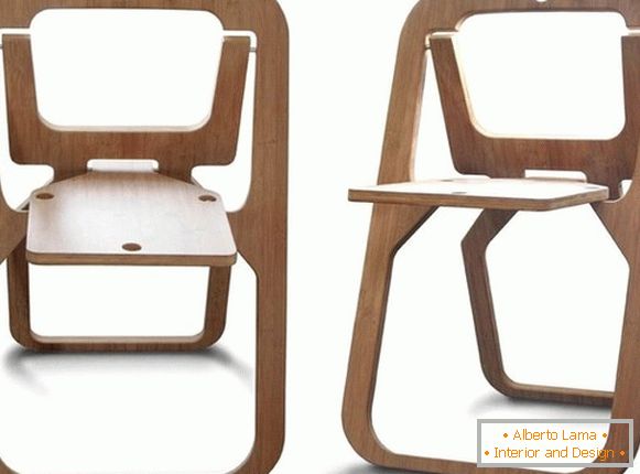 Skladacie školské stoličky