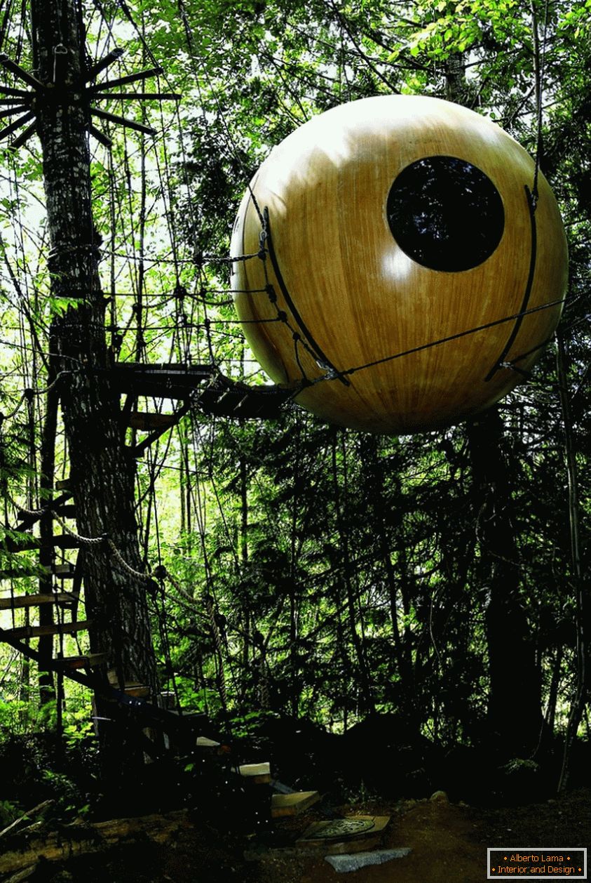 Voľné domčeky Spirit Sphere (Kanada)