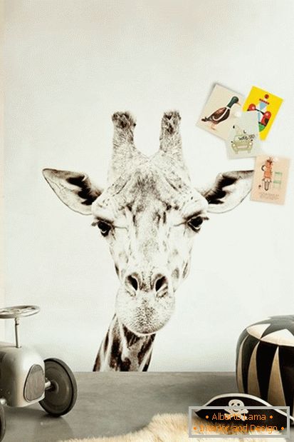 Foto tapety s žirafou