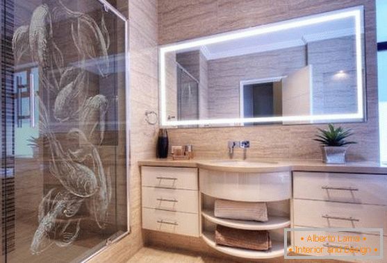 Kúpeľňa s vzormi v čínskom štýle