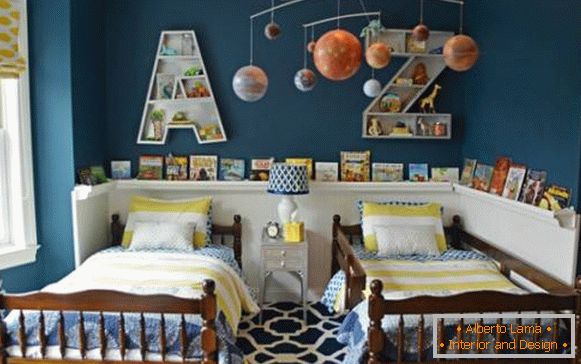 Jasný a veselý dekor pre detskú izbu