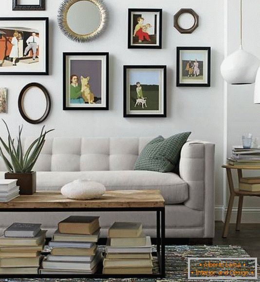 Krásny moderný dekor pre obývaciu izbu
