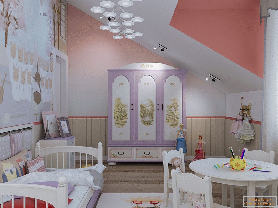 Krásny dizajn malej detskej izby