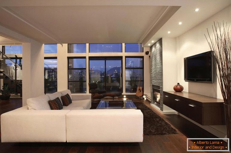 Interiér luxusnej obývacej izby