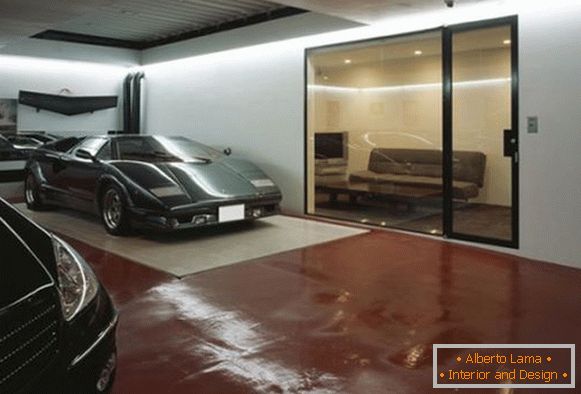 Vynikajúca garáž pre luxusné automobily